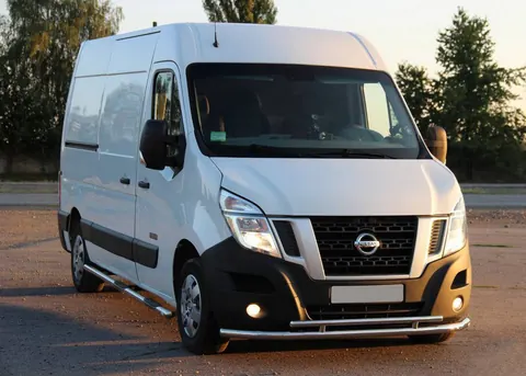 Передній захист ST016 (нерж.) для Nissan NV400 2010-2024 рр — Nissan NV400 2010-2024 гг. DianaParts