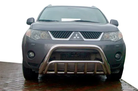 Кенгурятник WT002 (нерж.) для Mitsubishi Outlander 2006-2012 рр — Mitsubishi Outlander 2006-2012 гг. DianaParts