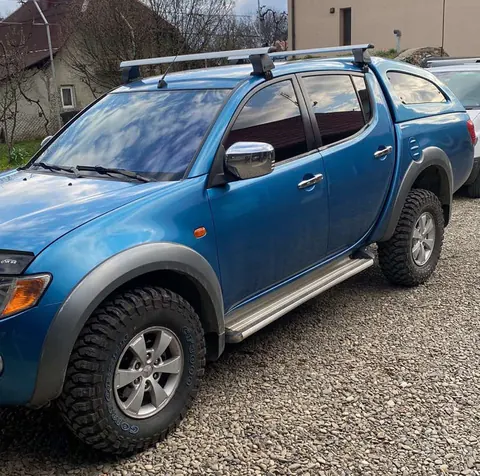 Перемички на гладку дах (2 шт, Asaf V4) для Mitsubishi L200 2006-2015 рр — Mitsubishi L200 2006-2015 гг. DianaParts