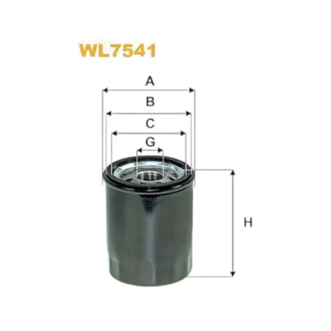 Фільтр масляний Subaru Impreza V, IV (13-16) WIX FILTERS