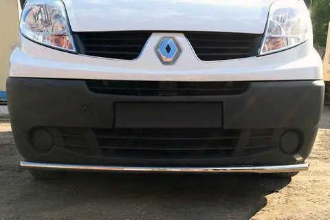 Передній захист ST008 (нерж.) 60 мм для Renault Trafic 2001-2015 рр — Renault Trafic 2001–2015 гг. DianaParts