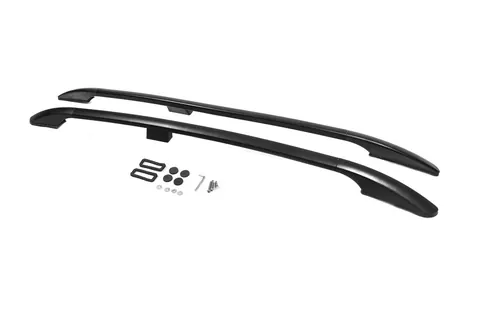 Рейлінги OmsaLine Solid (2 шт, чорні) для Subaru XV 2011-2017 рр — Subaru XV 2011-2017 гг. DianaParts