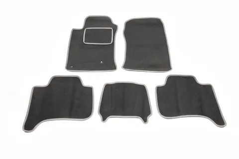 Ворсові килимки Premium (5 шт) для Toyota Land Cruiser Prado 120 2002-2009 рр — Toyota Land Cruiser Prado 120 2002-2009 гг. DianaParts