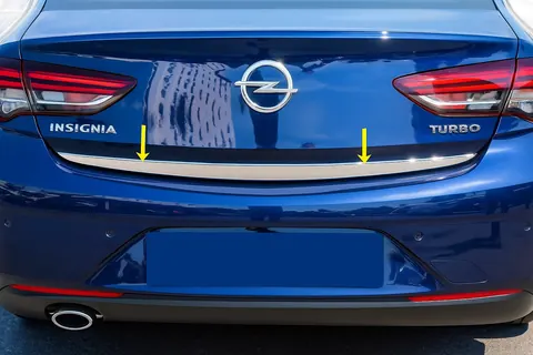Кромка багажника (1 шт, нерж) для Opel Insignia 2017-2022 рр — Opel Insignia 2017-2022 гг. DianaParts