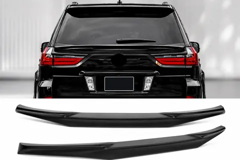 Спойлер нижній V2 (2016-2023) Чорний колір для Lexus LX570/450d рр — Lexus LX570/450d 2008-2022 гг. DianaParts