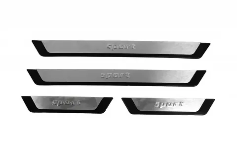 Накладки на пороги (4 шт.) Sport для Citroen Xsara Picasso 1999-2012 рр — Citroen Xsara Picasso 1999-2012 гг. DianaParts