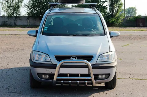 Кенгурятник QT006 (нерж) для Opel Zafira A 1998-2005 рр — Opel Zafira A 1998-2005 гг. DianaParts
