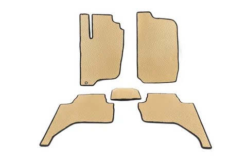 Килимки EVA (Бежевий) для Mitsubishi L200 2006-2015 рр — Mitsubishi L200 2006-2015 гг. DianaParts
