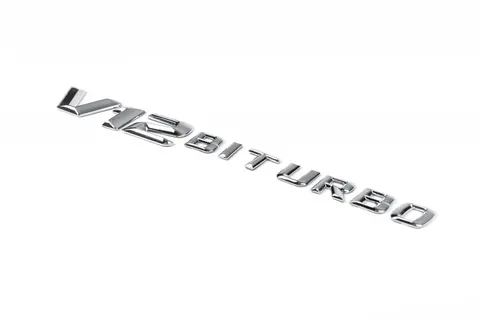Напис V12 Biturbo (хром) для Mercedes A-сlass W177 2018- рр — Mercedes A-сlass W177 2018- гг. DianaParts