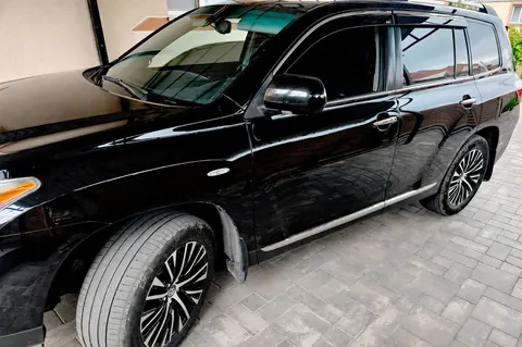 Вітровики з хромованим молдингом (4 шт, Niken) для Toyota Highlander 2008-2013 рр — Toyota Highlander 2008-2013 гг. DianaParts