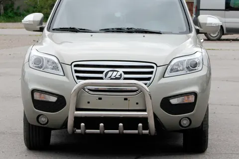 Кенгурятник QT006 (нерж.) для Lifan X60 2011- рр — Lifan X60 2011- гг. DianaParts