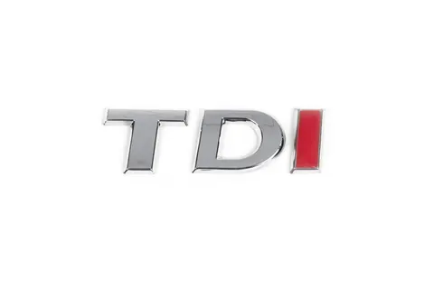 Напис TDI (під оригінал) TD-хром, I-червона для Volkswagen Jetta 2011-2018 рр — Volkswagen Jetta 2011-2018 гг. DianaParts