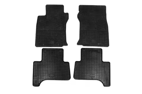 Гумові килимки (4 шт, Stingray Premium) для Toyota Land Cruiser Prado 120 2002-2009 рр — Toyota Land Cruiser Prado 120 2002-2009 гг. DianaParts