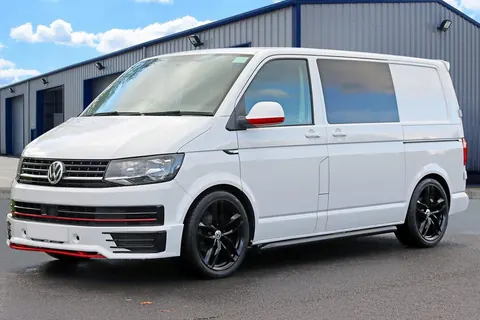Накладка на передній бампер Sportline 2015-2018 (під фарбування) для Volkswagen T6 рр — Volkswagen T6 2015-2024 гг. DianaParts