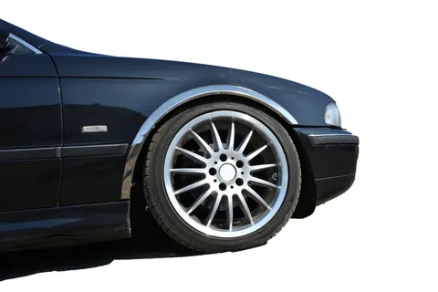 Накладки на арки (4 шт, нерж) для BMW 5 серія E39 1996-2003 рр — BMW 5 серия E39 1996-2003 гг. DianaParts