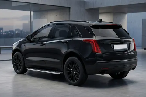 Бокові пороги BlackLine (2 шт., алюміній) для Cadillac XT5 2016- рр — Cadillac XT5 2016- гг. DianaParts