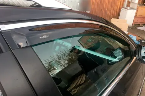 Вітровики з хромованим молдингом молдингом SW (4 шт, EU, HIC) для Volkswagen Passat B7 2012-2015 рр — Volkswagen Passat B7 2012-2015 гг. DianaParts