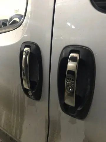 Накладки на ручки (4 шт, нерж) OmsaLine - Італійська нержавійка для Peugeot Bipper 2008-2017 рр — Peugeot Bipper 2008-2017 гг. DianaParts