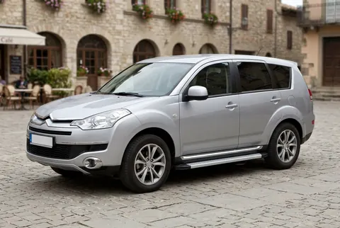 Бокові пороги Maya V2 (2 шт., алюміній) для Citroen C-Crosser 2007-2013 рр — Citroen C-Crosser 2007-2013 гг. DianaParts