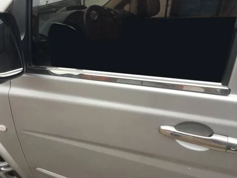 Молдинги стекол (2 шт., нерж) Carmos - Турецька сталь для Mercedes Vito W639 2004-2014 рр — Mercedes Vito W639 2004-2014 гг. DianaParts