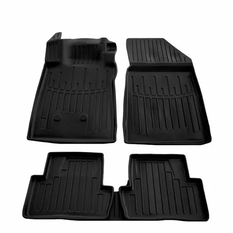 Килимки Stingray 3D (5 шт, поліуретан) для Renault Clio III 2005-2012 рр — Renault Clio III 2005-2012 гг. DianaParts