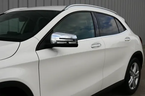 Накладки на дзеркала (2 шт, нерж.) для Mercedes GLA X156 2014-2019 рр — Mercedes GLA X156 2014-2019 гг. DianaParts