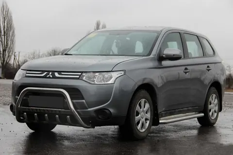 Кенгурятник WT004 (нерж.) для Mitsubishi Outlander 2012-2021 рр — Mitsubishi Outlander 2012-2021 гг. DianaParts
