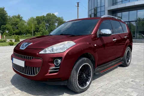 Бокові пороги Maya Red (2 шт., алюміній) для Peugeot 4007 2007-2013 рр — Peugeot 4007 2007-2013 гг. DianaParts