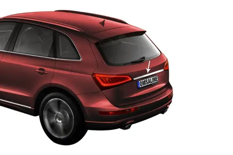 Хром планка над номером (нерж) для Ауди Q5 2017-2025 рр — Audi Q5 2017-2025 гг. DianaParts