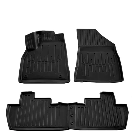 Килимки Stingray 3D (4 шт, поліуретан) для Peugeot 5008 2009-2016 рр — Peugeot 5008 2009-2016 гг. DianaParts