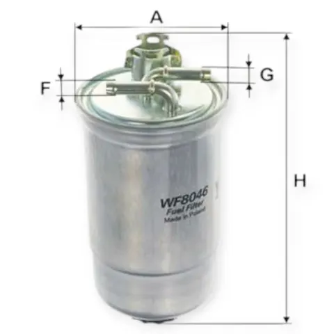 Фільтр паливний Volkswagen LT 2.5-2.8TDI (1996-2006) WIX FILTERS