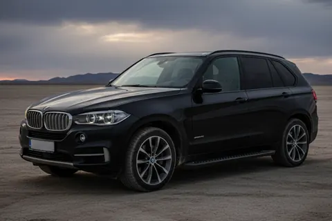 Бокові пороги Allmond Black (2 шт., Алюміній) для BMW X5 F15 2013-2018 рр — BMW X5 F15 2013-2018 гг. DianaParts
