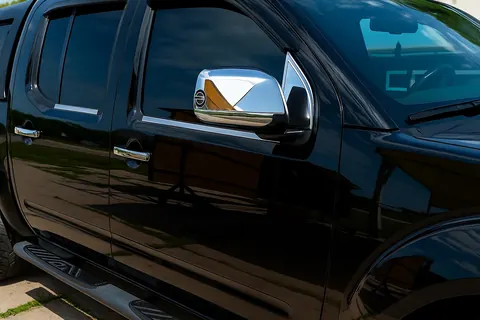 Накладка на вітровички (2 шт., нерж.) для Nissan Pathfinder R51 2005-2014 рр — Nissan Pathfinder R51 2005-2014 гг. DianaParts