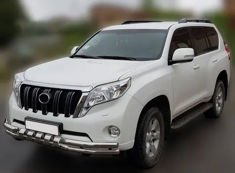 Передній захист F3-31 (нерж) для Toyota Land Cruiser Prado 150 2009-2023 рр — Toyota Land Cruiser Prado 150 2009-2023 гг. DianaParts