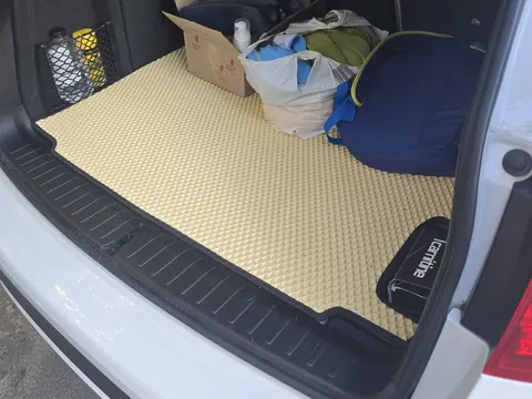 Килимок багажника (EVA, бежевий) для BMW X3 F25 2011-2018 рр — BMW X3 F25 2011-2018 гг. DianaParts