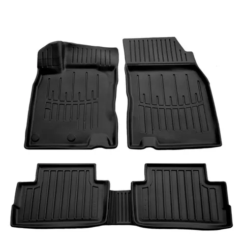 Килимки Stingray 3D (5 шт, поліуретан) для Nissan Qashqai 2014-2021 рр — Nissan Qashqai 2014-2021 гг. DianaParts