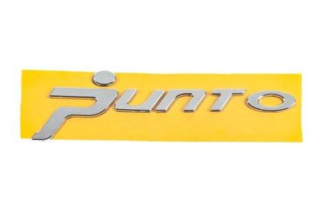 Напис Punto для Grande (хром точка, 1518) для Fiat Punto Grande/EVO 2006-2018 рр — Fiat Punto Grande/EVO 2006-2018 гг. DianaParts