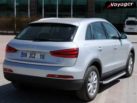 Бокові пороги BlackLine (2 шт, алюміній) для Ауди Q3 2011-2019 рр — Audi Q3 2011-2019 гг. DianaParts
