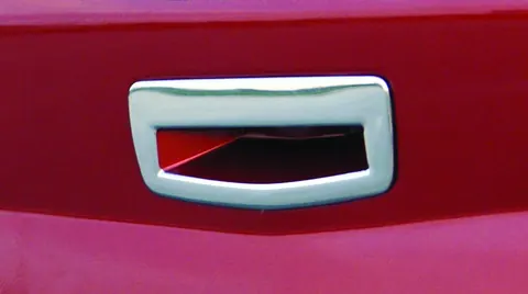 Накладка на ручку багажника (SD, нерж) для Renault Megane II 2004-2009 рр — Renault Megane II 2004-2009 гг. DianaParts