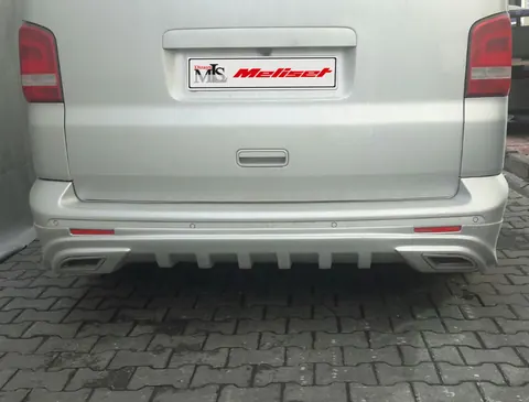 Накладка на задній бампер Sport 2 (під фарбування) для Volkswagen T5 2010-2015 рр — Volkswagen T5 2010-2015 гг. DianaParts