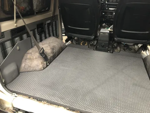 Килимок багажника без задніх сидінь (EVA, чорний) для Toyota Land Cruiser 70 1984- рр — Toyota Land Cruiser 70 1984- гг. DianaParts