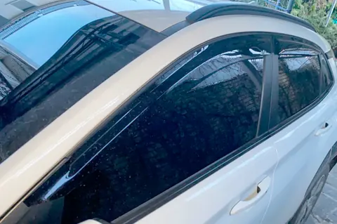 Вітровики (4 шт, HIC) для Hyundai Kona 2017-2023 рр — Hyundai Kona 2017-2023 гг. DianaParts