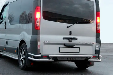 Задній захист AK-Special (нерж) для Opel Vivaro 2001-2015 рр — Opel Vivaro 2001–2015 гг. DianaParts