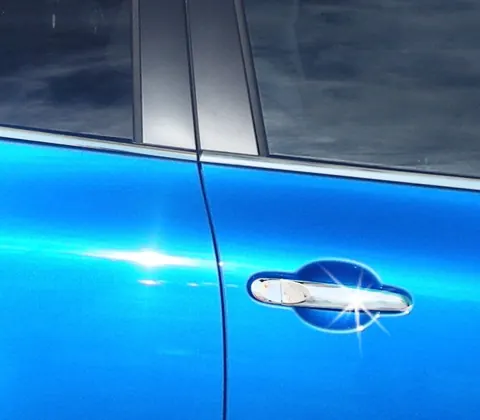 Накладки на ручки (4 шт., нерж.) для Nissan Note 2012-2020 рр — Nissan Note 2012-2020 гг. DianaParts