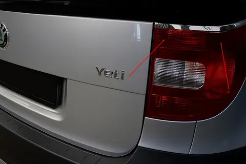 Накладки на задні фонарі (2 шт., нерж) для Skoda Yeti 2009-2017 рр — Skoda Yeti 2009-2017 гг. DianaParts