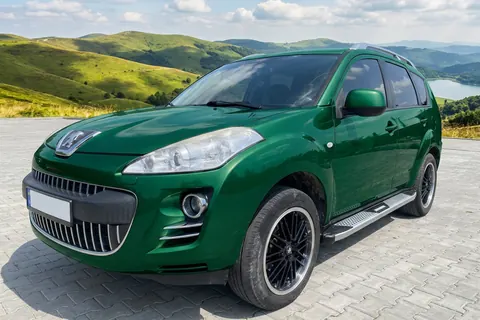 Бокові пороги Mevsim Grey (2 шт., Алюміній) для Peugeot 4007 2007-2013 рр — Peugeot 4007 2007-2013 гг. DianaParts