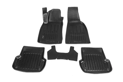 Килимки Stingray 3D (5 шт, поліуретан) для Ауди A4 B6 2000-2004 рр — Audi A4 B6 2000-2004 гг. DianaParts