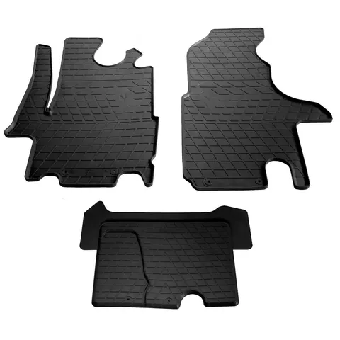 Гумові килимки (3 шт, Stingray) Premium - без запаху гуми для Opel Movano 2004-2010 рр — Opel Movano 2004-2010 гг. DianaParts