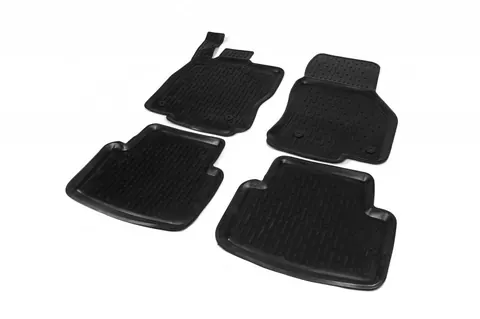 Гумові килимки (4 шт, Niken 3D) для Skoda Octavia III A7 2013-2019 рр — Skoda Octavia III A7 2013-2019 гг. DianaParts