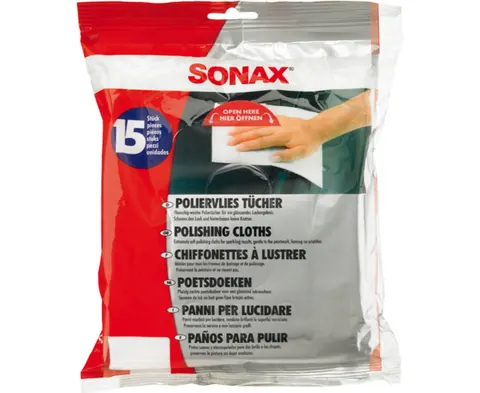 Sonax Серветки для полірування (15 шт) — Универсальные аксессуары DianaParts